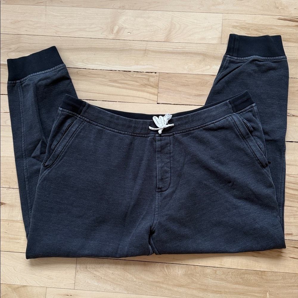 Men’s Charcoal J. Crew Jogger Sweat Pants - Picture 2 of 3